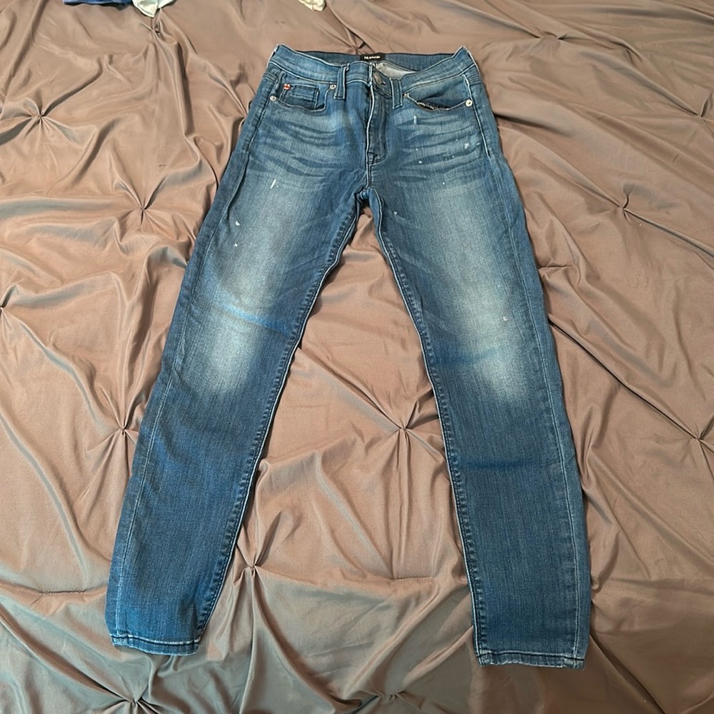 Hudson distressed high waist skinny jean- size 27